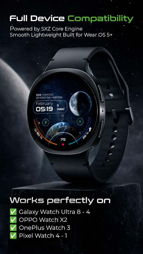 SXZ Space Watch Face screenshot