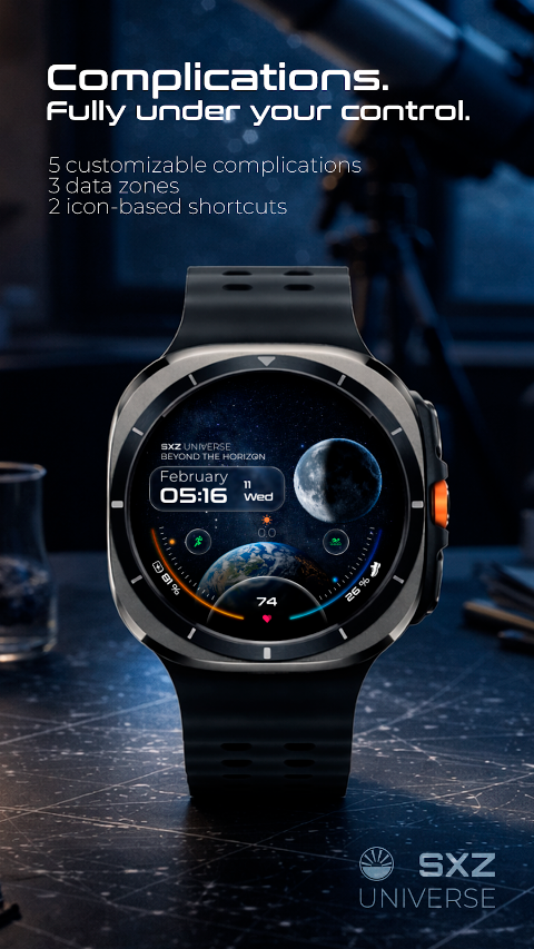 SXZ Space Watch Face screenshot