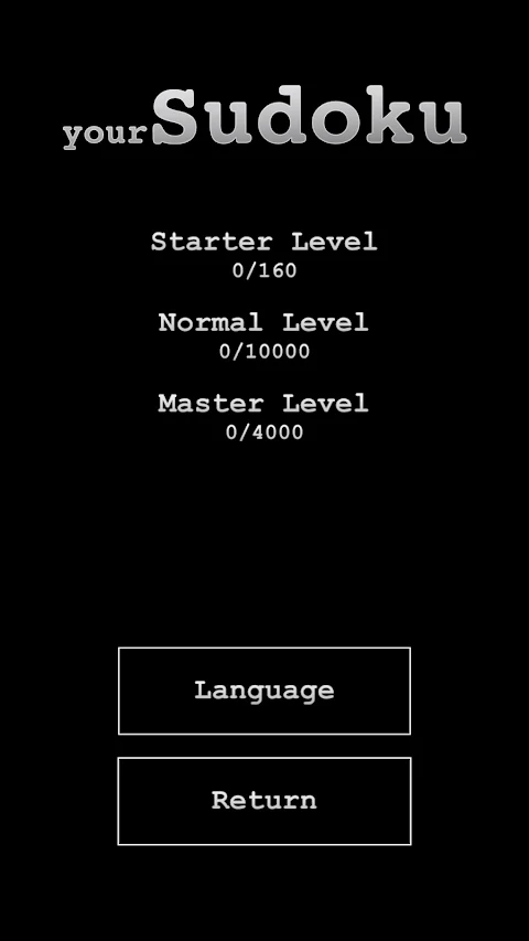 yourSudoku – Over 10000 Sudoku screenshot