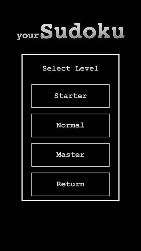 yourSudoku – Over 10000 Sudoku screenshot