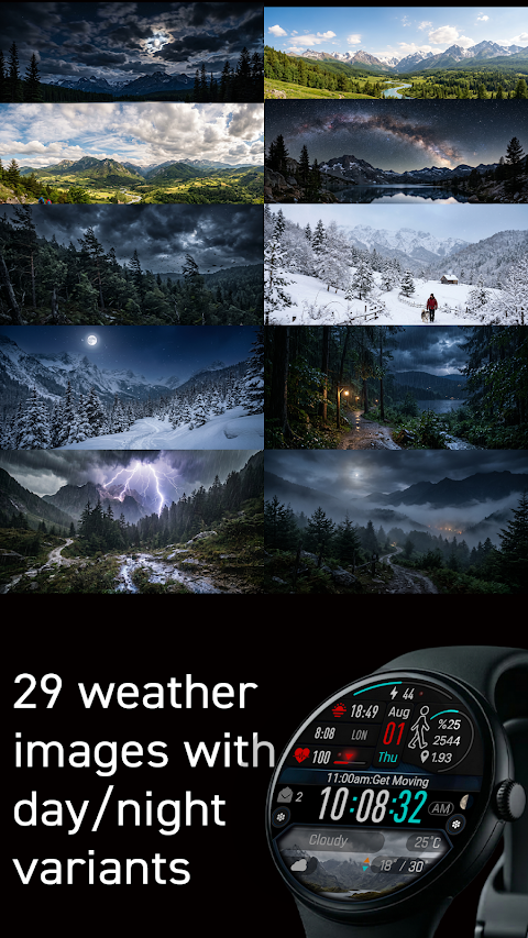 VJ-NIMBUS DİGİTAL WATCH FACE screenshot