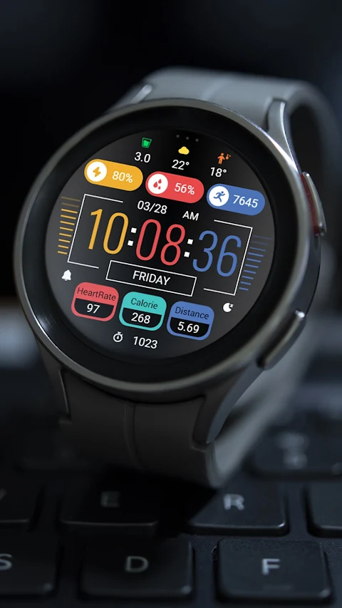 ZKin Watch Black Color Data screenshot