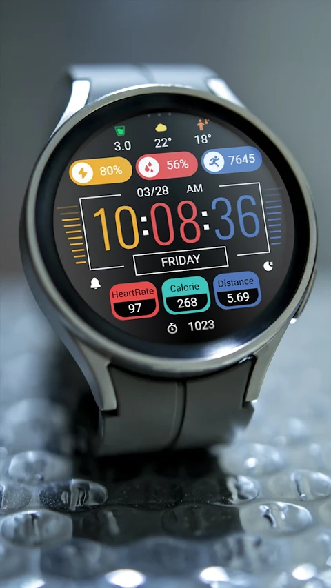 ZKin Watch Black Color Data screenshot