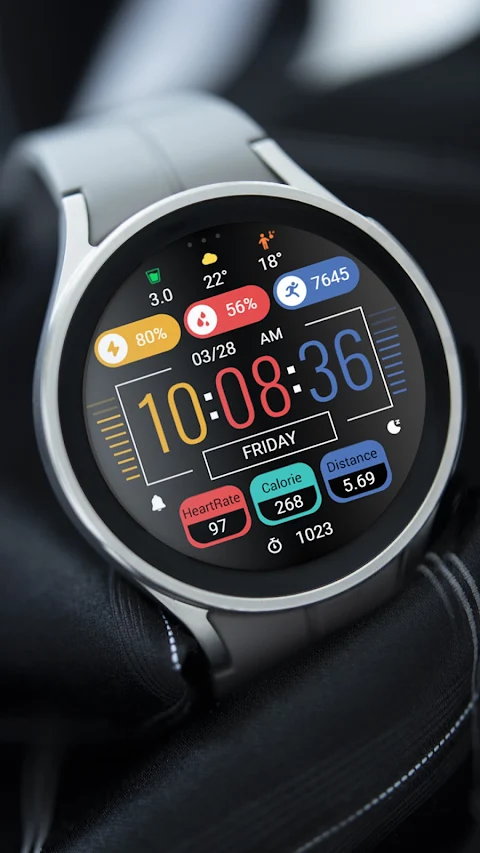 ZKin Watch Black Color Data screenshot