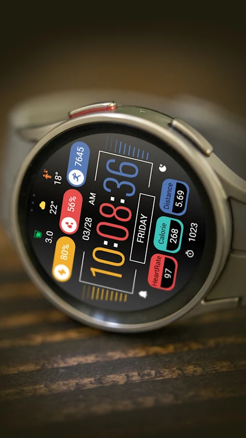 ZKin Watch Black Color Data screenshot