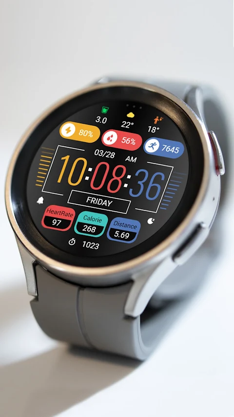ZKin Watch Black Color Data screenshot