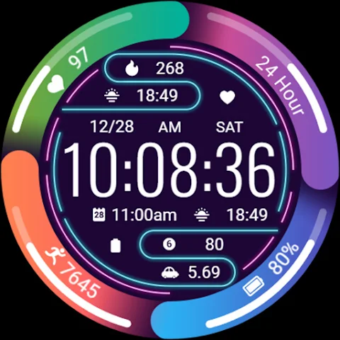 Colorful Ring ZKin Watch screenshot