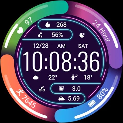 Colorful Ring ZKin Watch screenshot