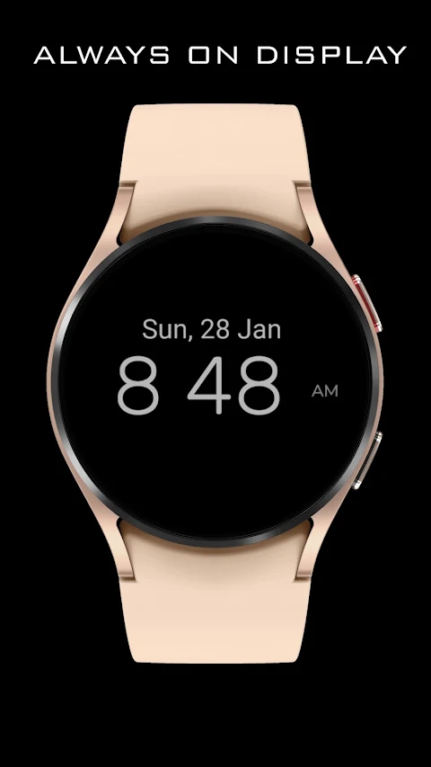 Watch Face Digital EasyRead D1 screenshot