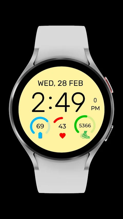 Watch Face Digital EasyRead D1 screenshot