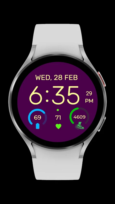 Watch Face Digital EasyRead D1 screenshot