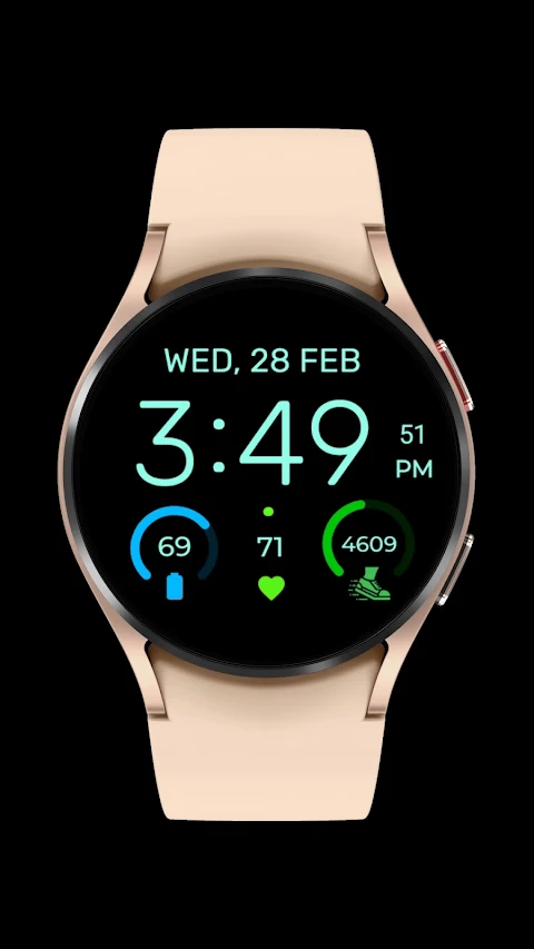 Watch Face Digital EasyRead D1 screenshot