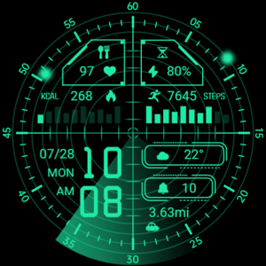 Radar Mint Green Hybrid Watch