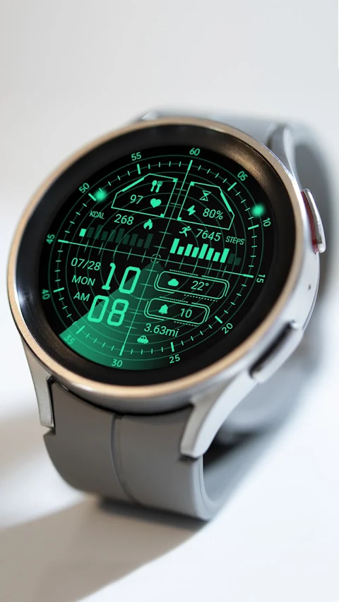 Radar Mint Green Hybrid Watch screenshot