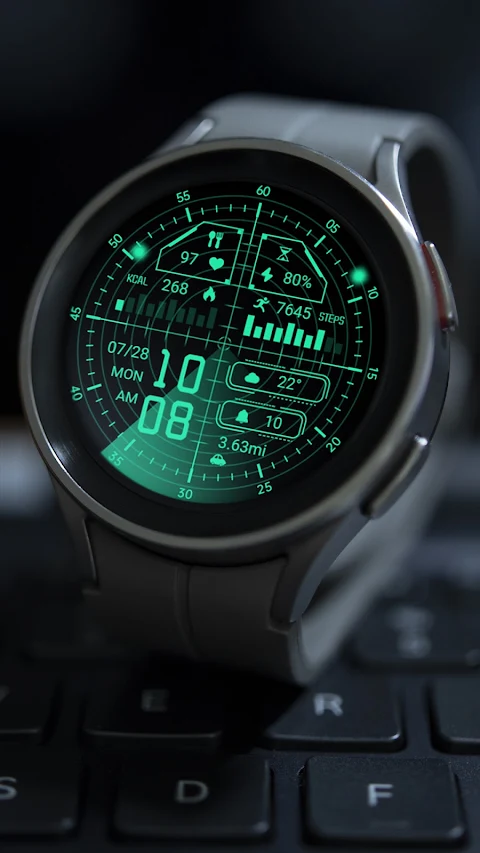 Radar Mint Green Hybrid Watch screenshot