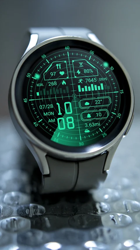 Radar Mint Green Hybrid Watch screenshot