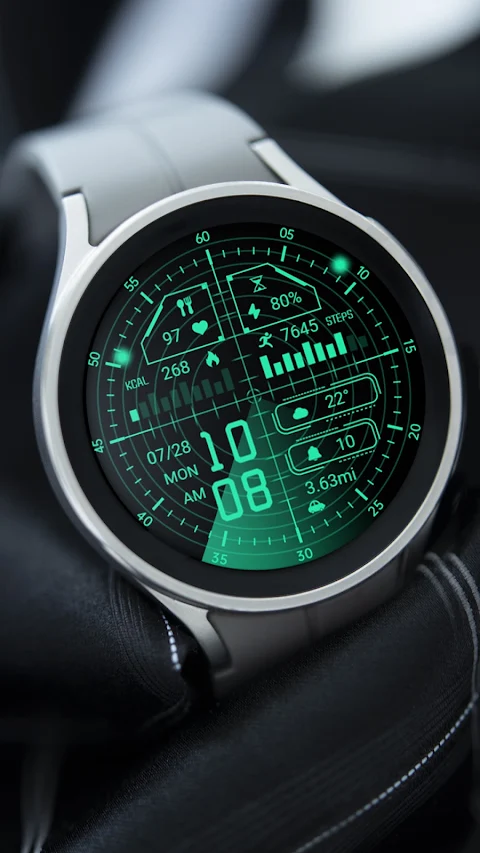 Radar Mint Green Hybrid Watch screenshot