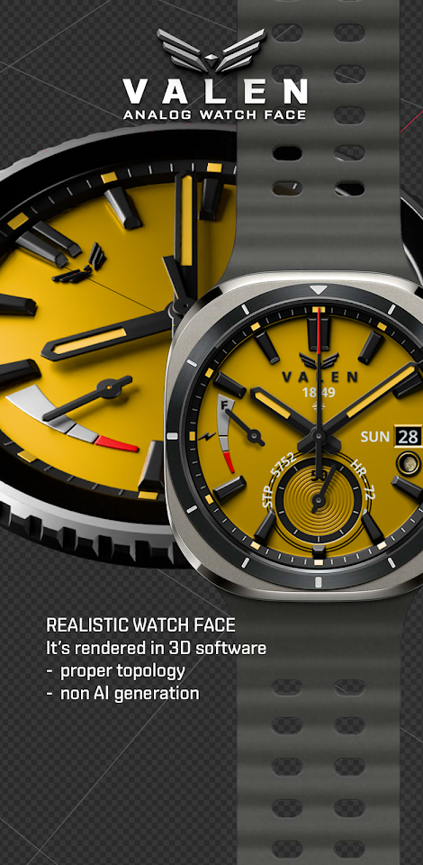 BLZ VALEN – Analog Watch Face screenshot