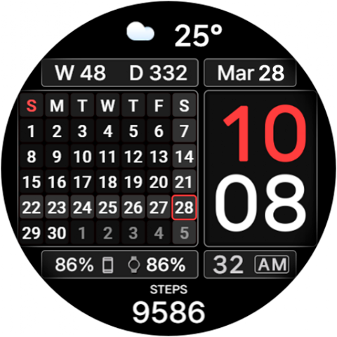 CFS147 Pure Calendar screenshot