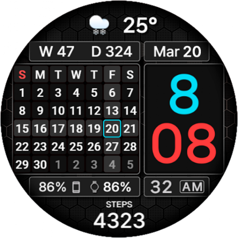 CFS147 Pure Calendar screenshot