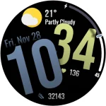 Digital Watchface D24