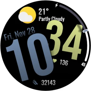 Digital Watchface D24