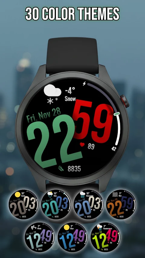 Digital Watchface D24 screenshot