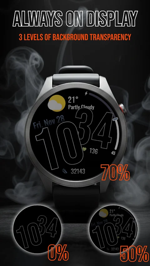 Digital Watchface D24 screenshot