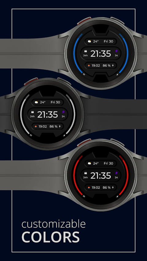 DADAM56: Digital Watch Face screenshot