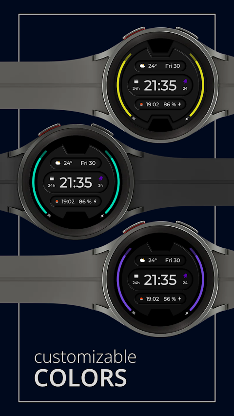 DADAM56: Digital Watch Face screenshot