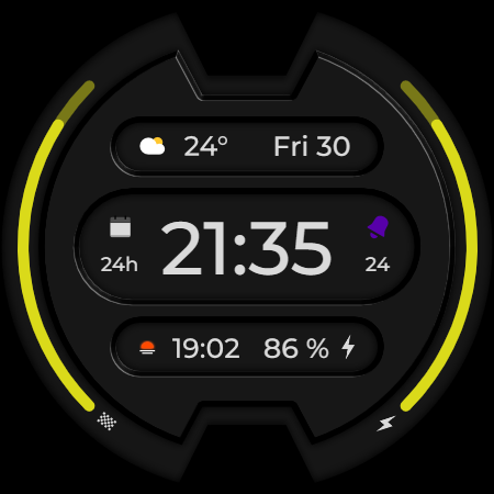 DADAM56: Digital Watch Face screenshot