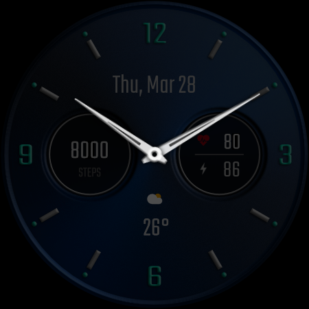 DADAM58B: Classic Watch Face screenshot