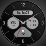 DADAM58W: Analog Watch Face