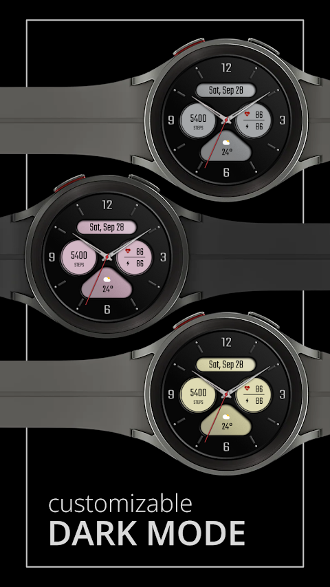 DADAM58W: Analog Watch Face screenshot