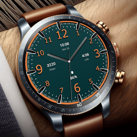 Key WF74 Analogue Watch Face screenshot