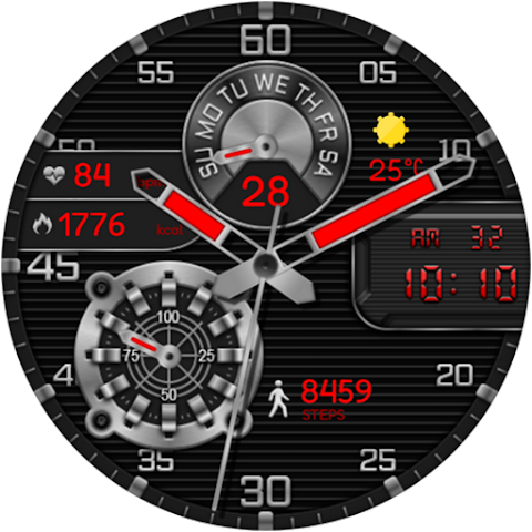Digital Novall Watch Face screenshot
