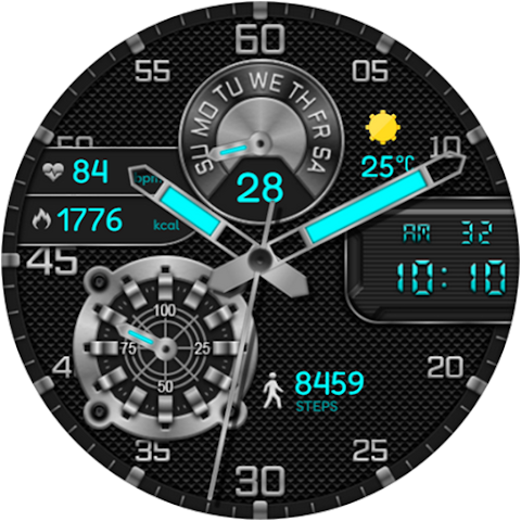 Digital Novall Watch Face screenshot