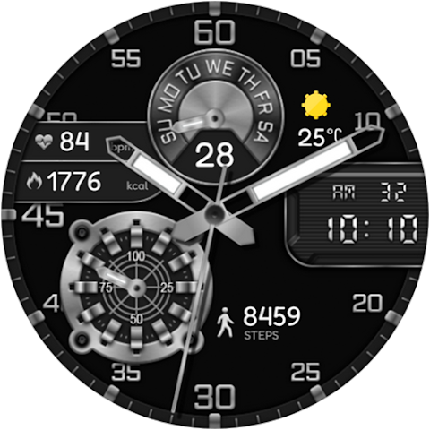 Digital Novall Watch Face screenshot