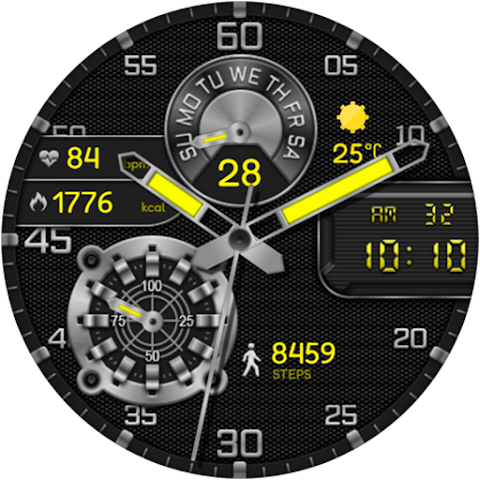 Digital Novall Watch Face screenshot