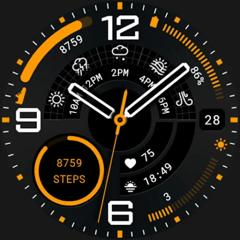 Galaxy 9 Watch Face 173 screenshot