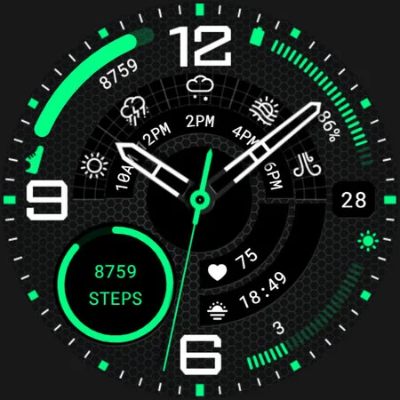 Galaxy 9 Watch Face 173 screenshot