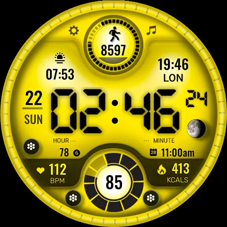 ML2U 166 Watch Face screenshot