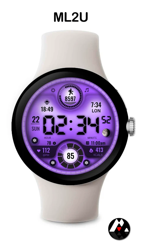ML2U 166 Watch Face screenshot
