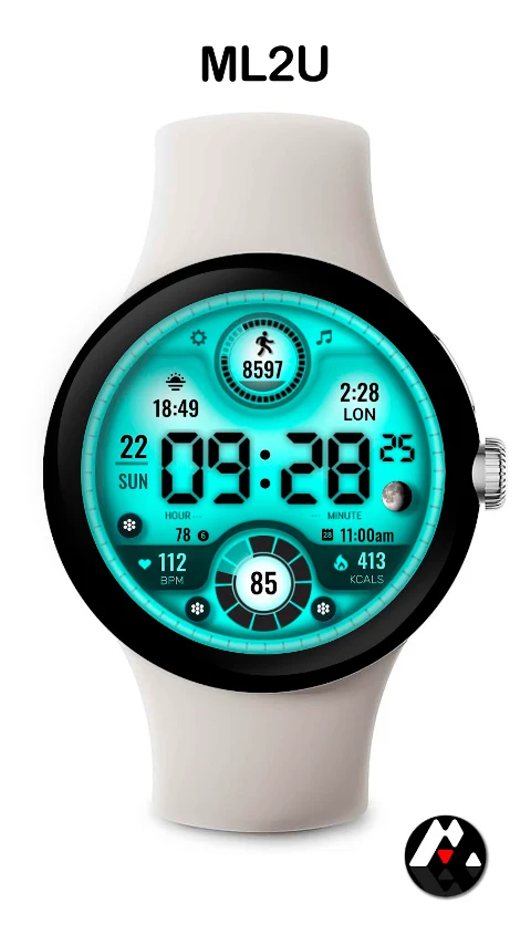 ML2U 166 Watch Face screenshot
