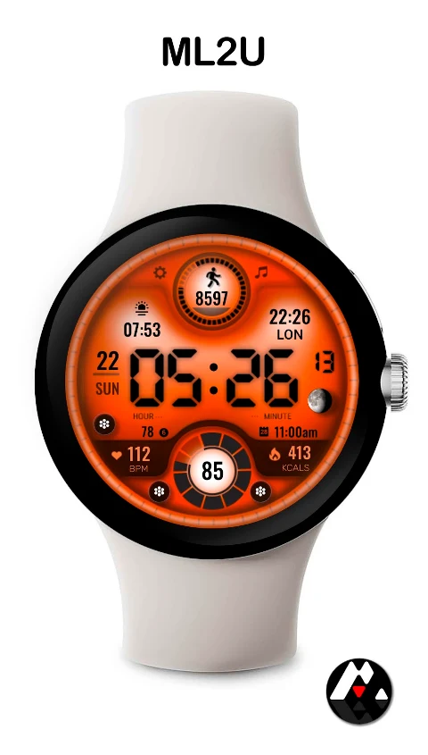 ML2U 166 Watch Face screenshot