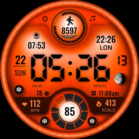 ML2U 166 Watch Face screenshot