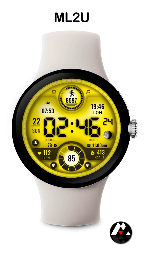 ML2U 166 Watch Face screenshot