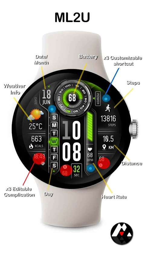ML2U 275 Watch Face screenshot