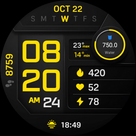 PIXEL INSTINCT 3 Watch Face screenshot