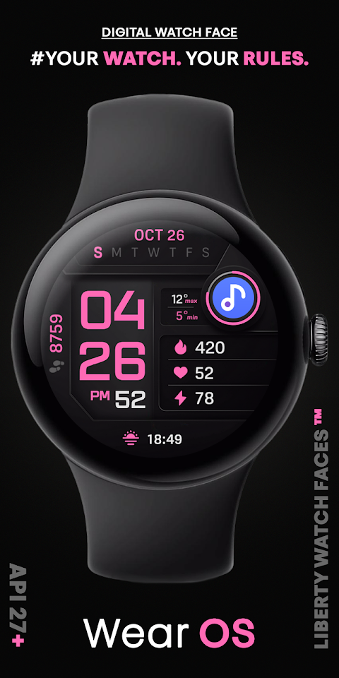 PIXEL INSTINCT 3 Watch Face screenshot